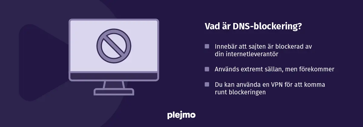 dns blockering sker på casinon utan spelpaus